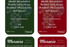 návrh etikety vína / Jiří Petrák © Zebrahouse s.r.o
